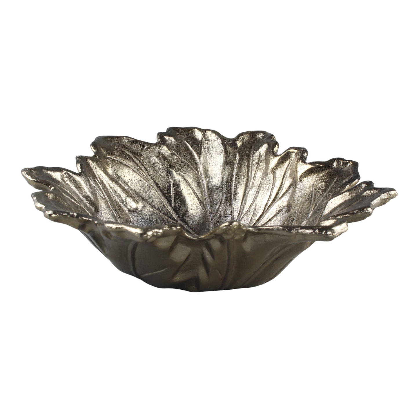 Silver Antique Leaf Bowls