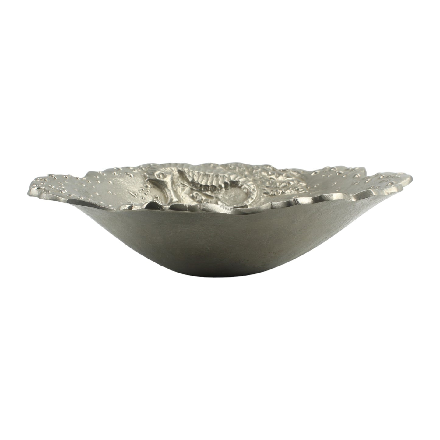 Exquisite Handcrafted Antique Gold Seahorse Design Decorative Bowl - Elevate Your Home Decor!