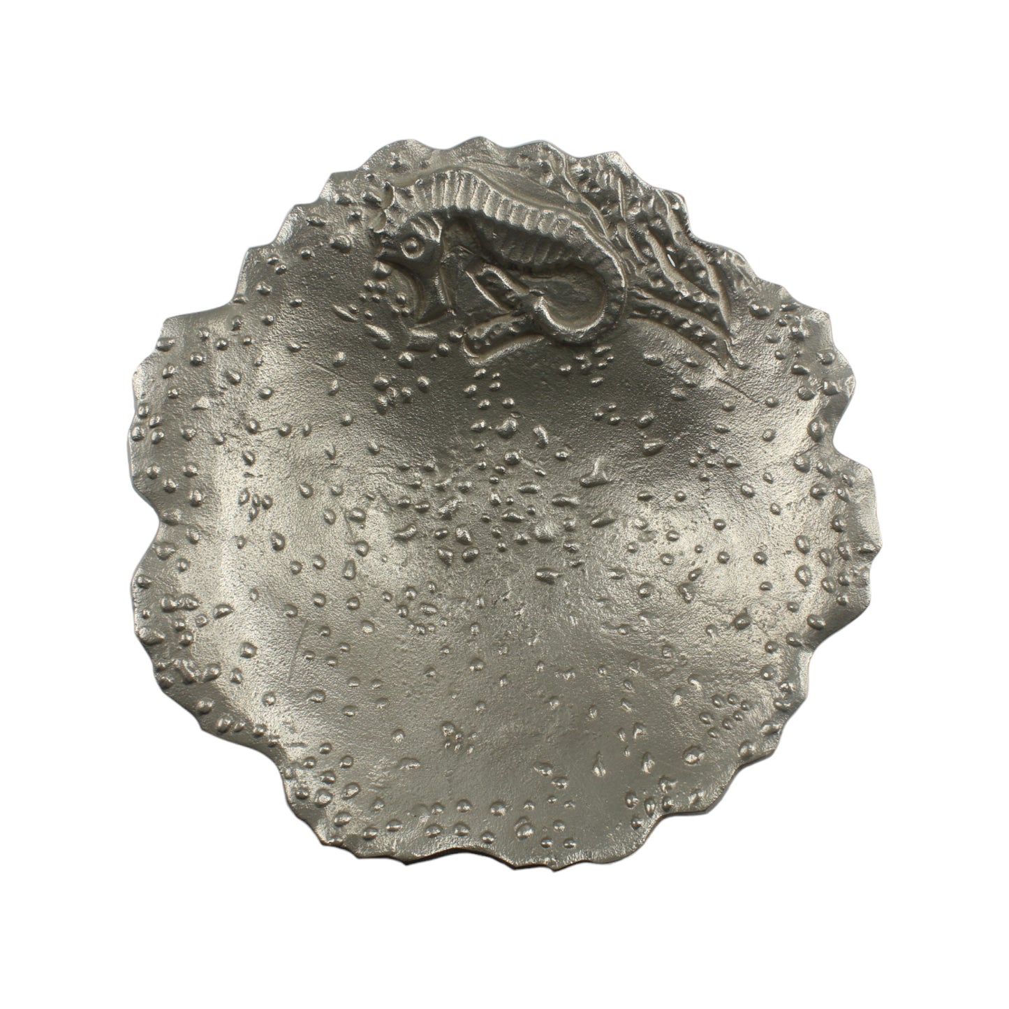 Exquisite Handcrafted Antique Gold Seahorse Design Decorative Bowl - Elevate Your Home Decor!