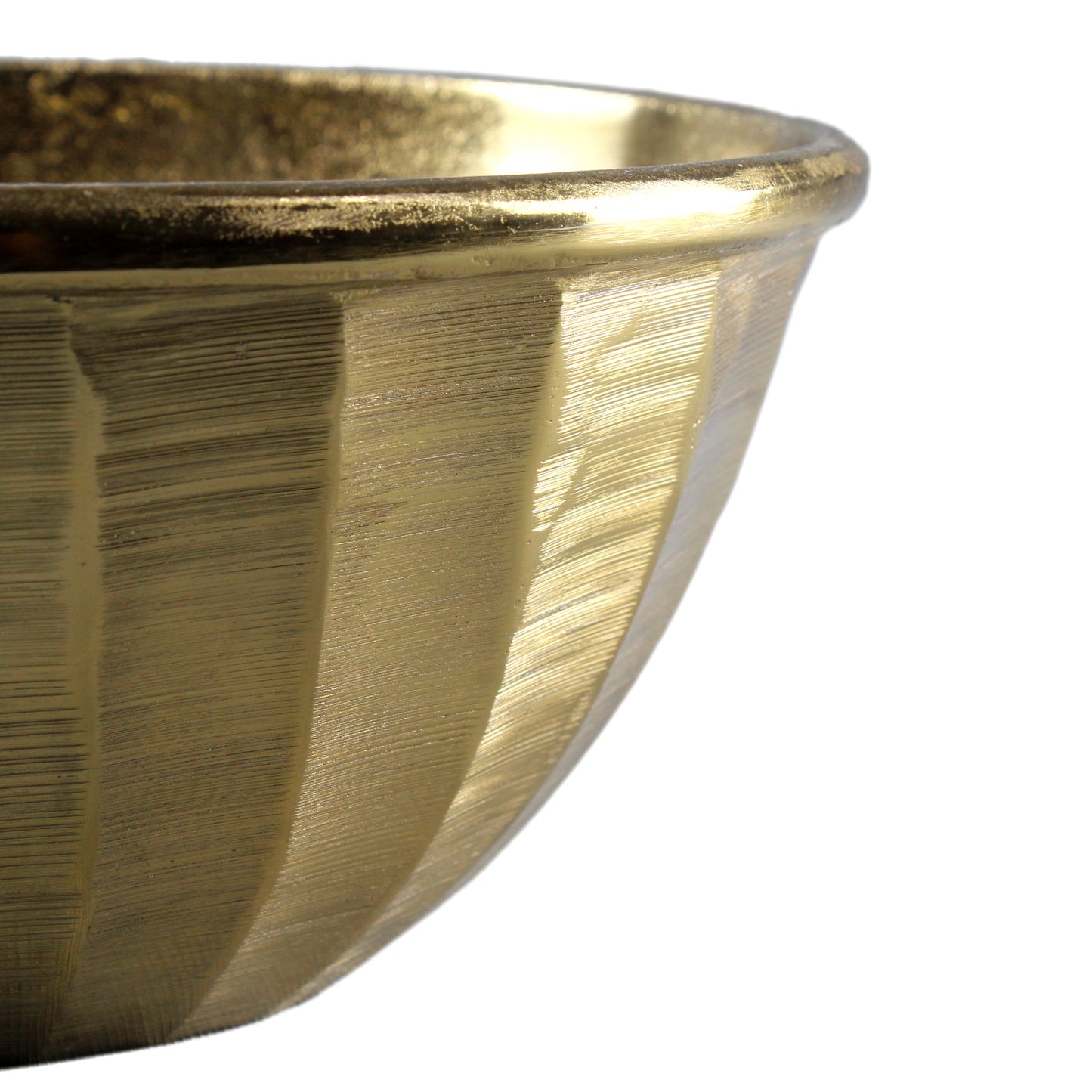 Elegant Handcrafted Round Decor Serving Bowl: Timeless Tableware Accent