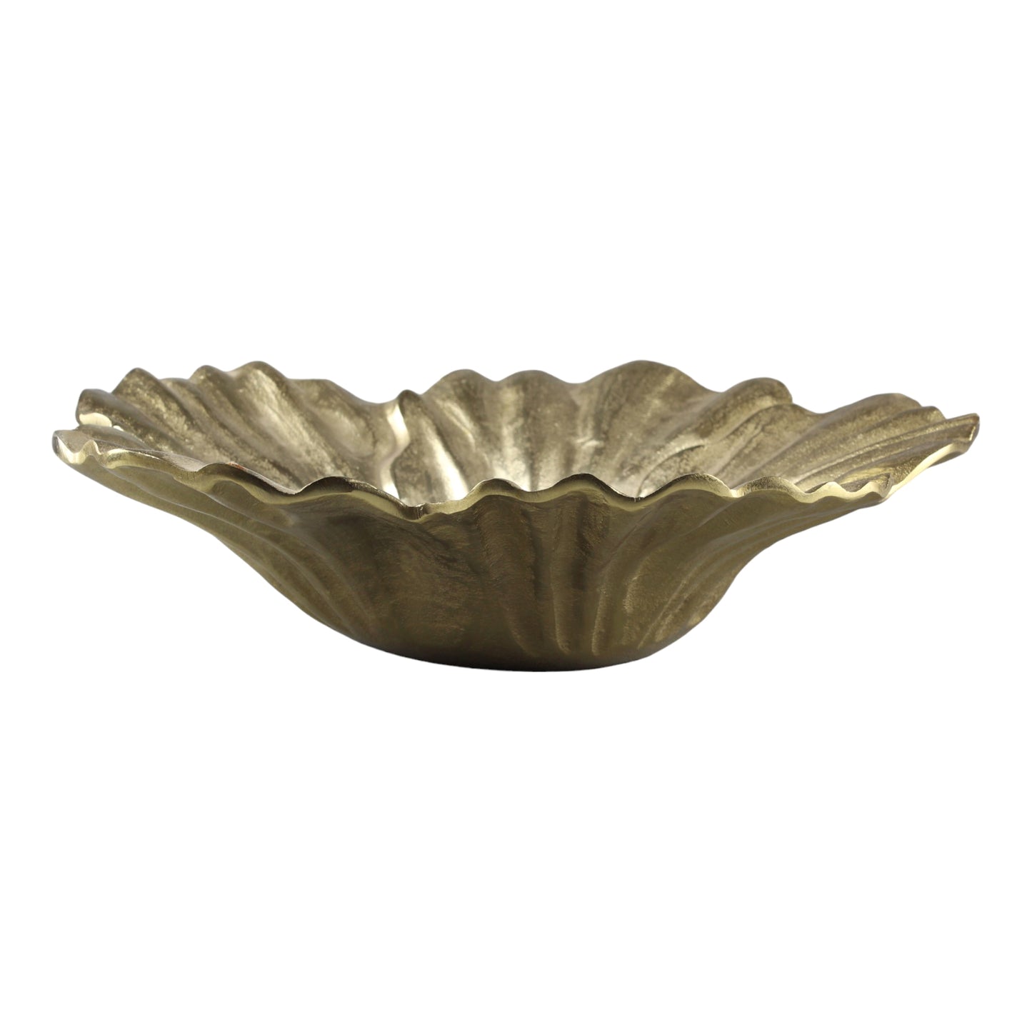 Golden Flower Decorative Bowl - Elegant Home Accent