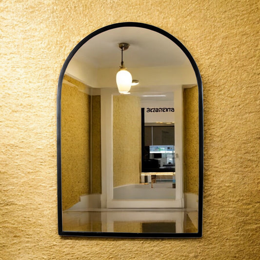 Stylish Metal Frame Hanging Mirror