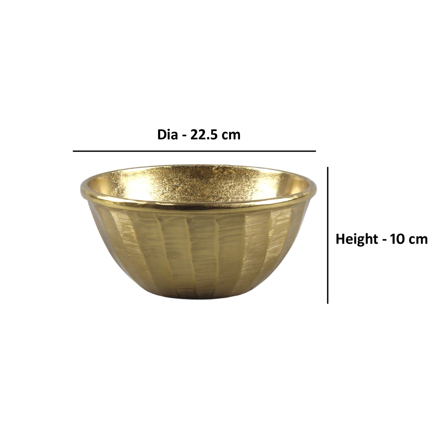 Elegant Handcrafted Round Decor Serving Bowl: Timeless Tableware Accent