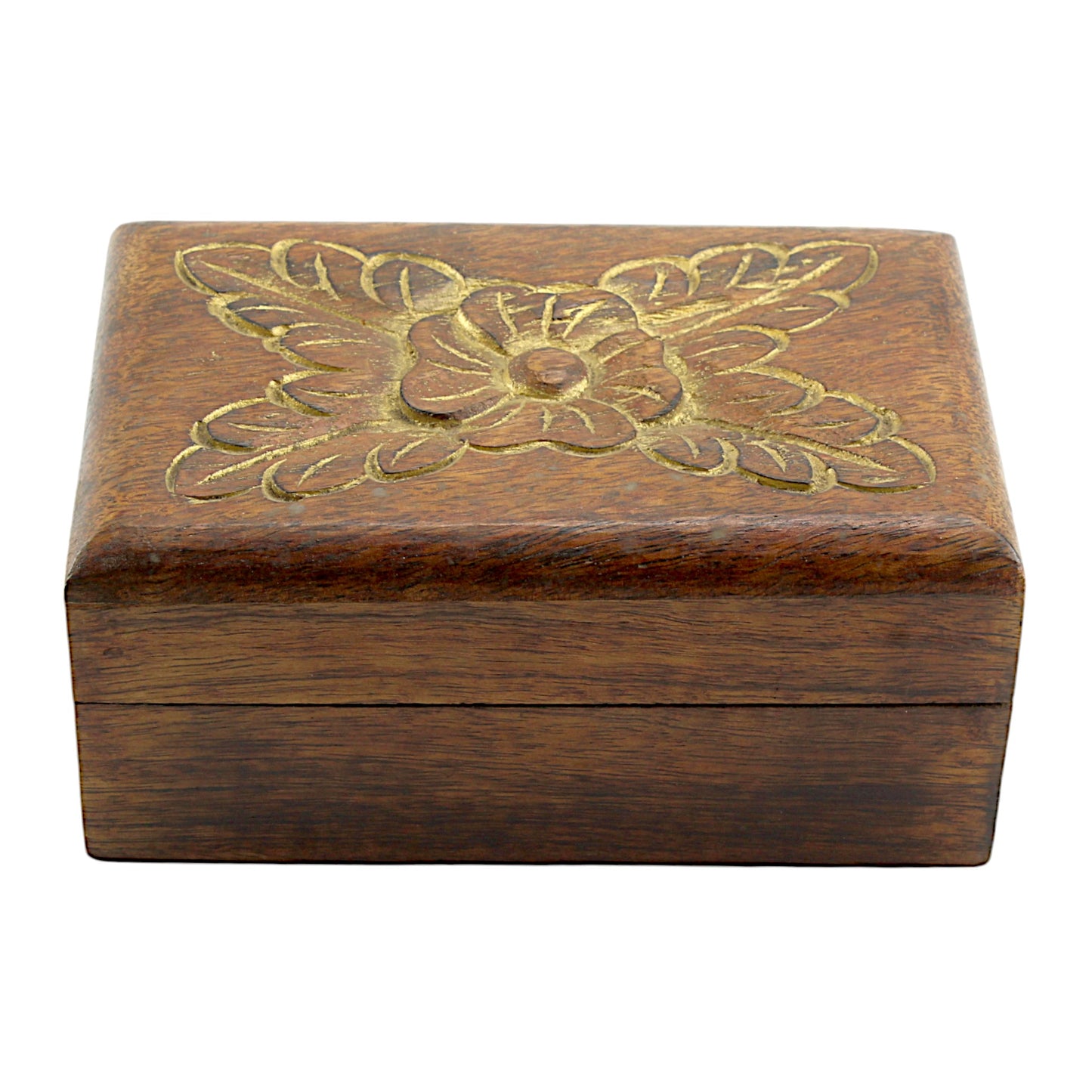 Premium Handcrafted Wooden Trinket Box – Natural Elegance