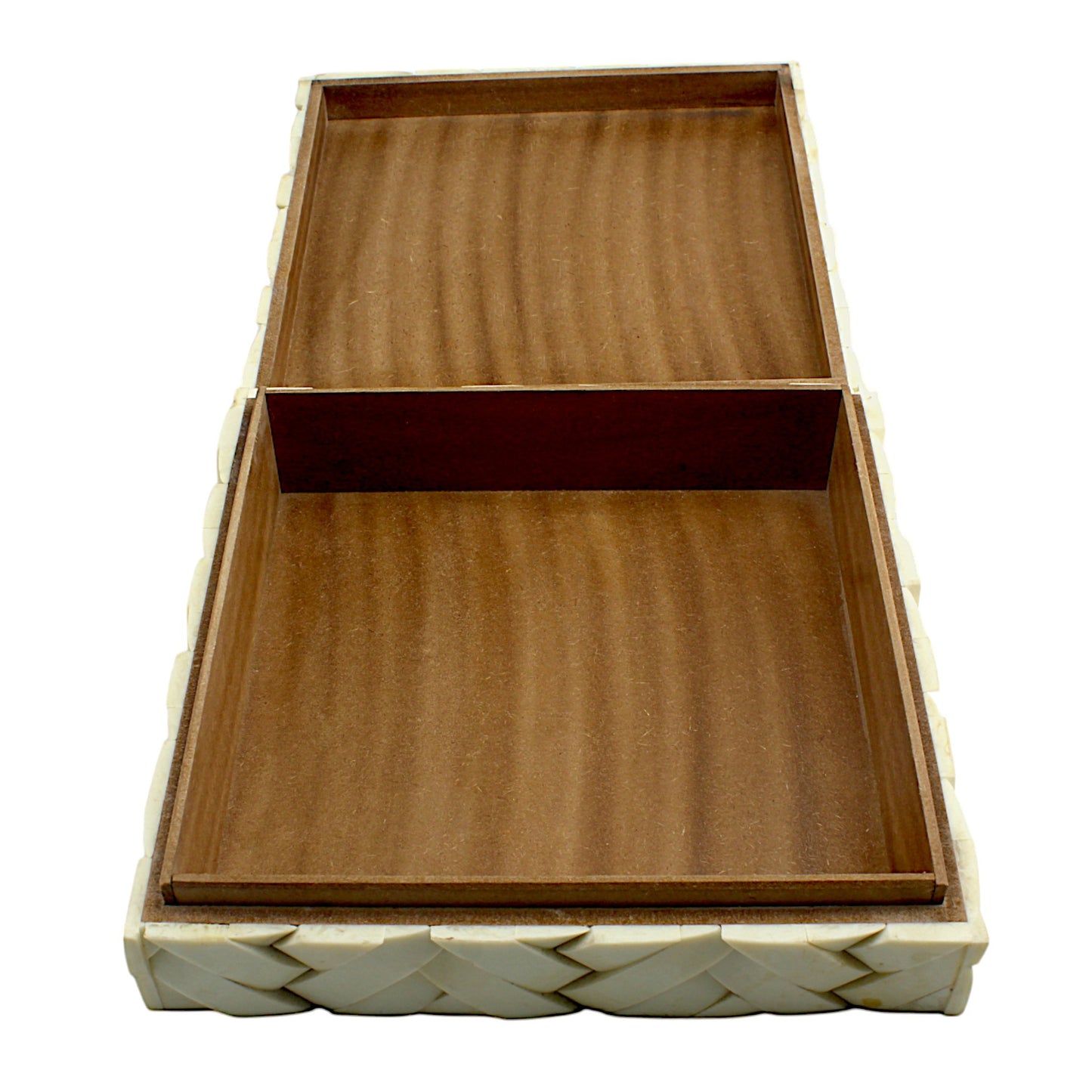 Handmade White Bone Inlay Trinket Box – Elegant Storage for Your Treasures