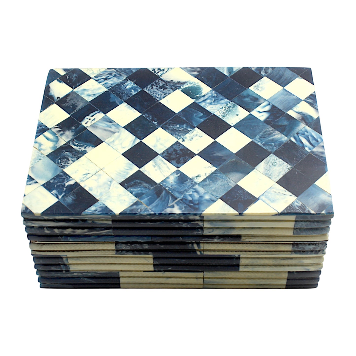 Blue Resin Trinket Box – Sleek Decorative Storage Box for Keepsakes