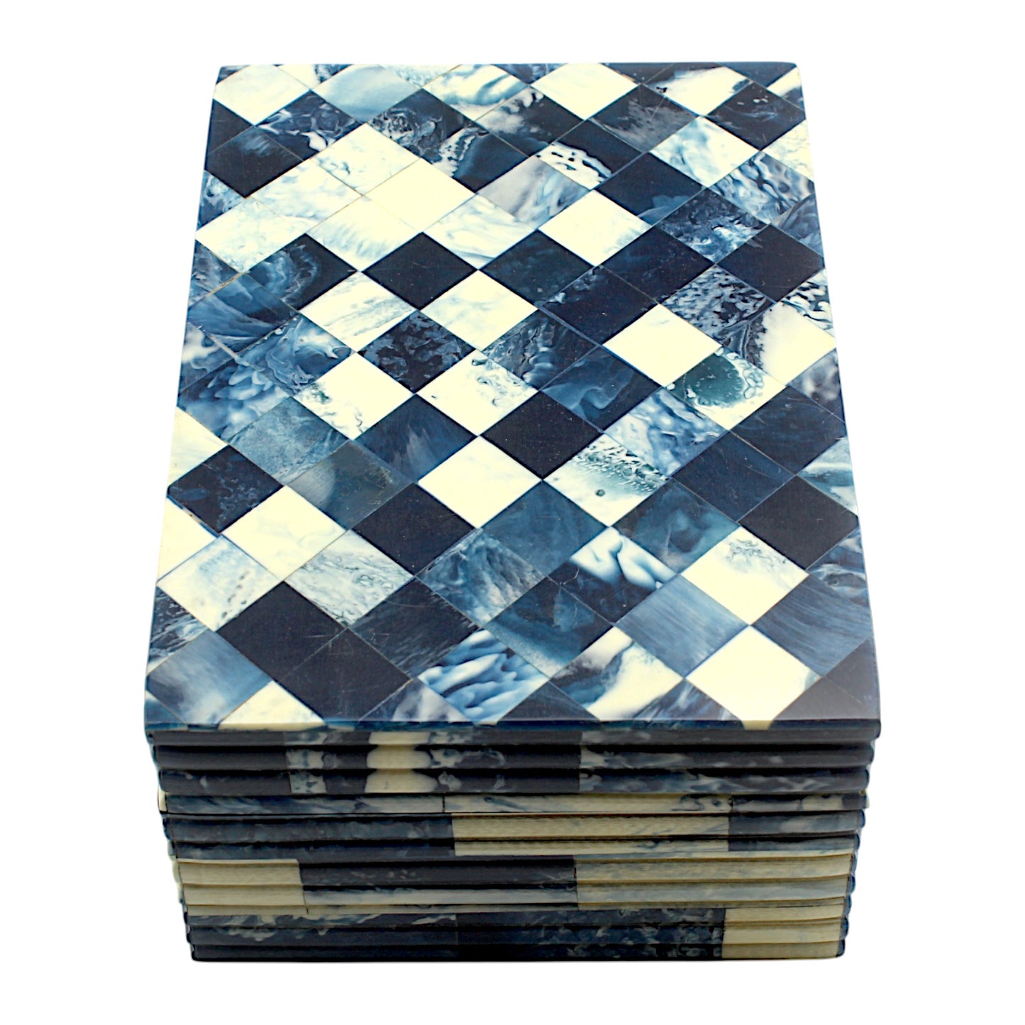 Blue Resin Trinket Box – Sleek Decorative Storage Box for Keepsakes