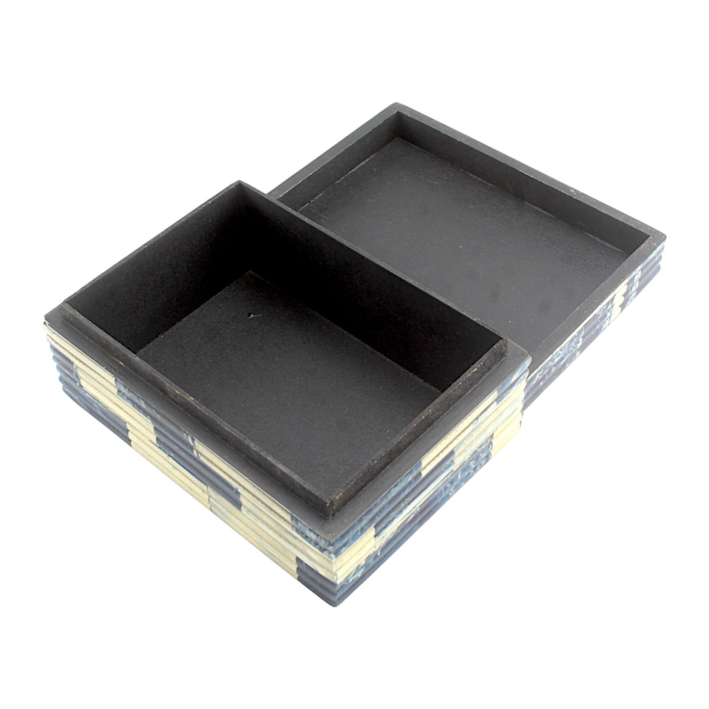 Blue Resin Trinket Box – Sleek Decorative Storage Box for Keepsakes