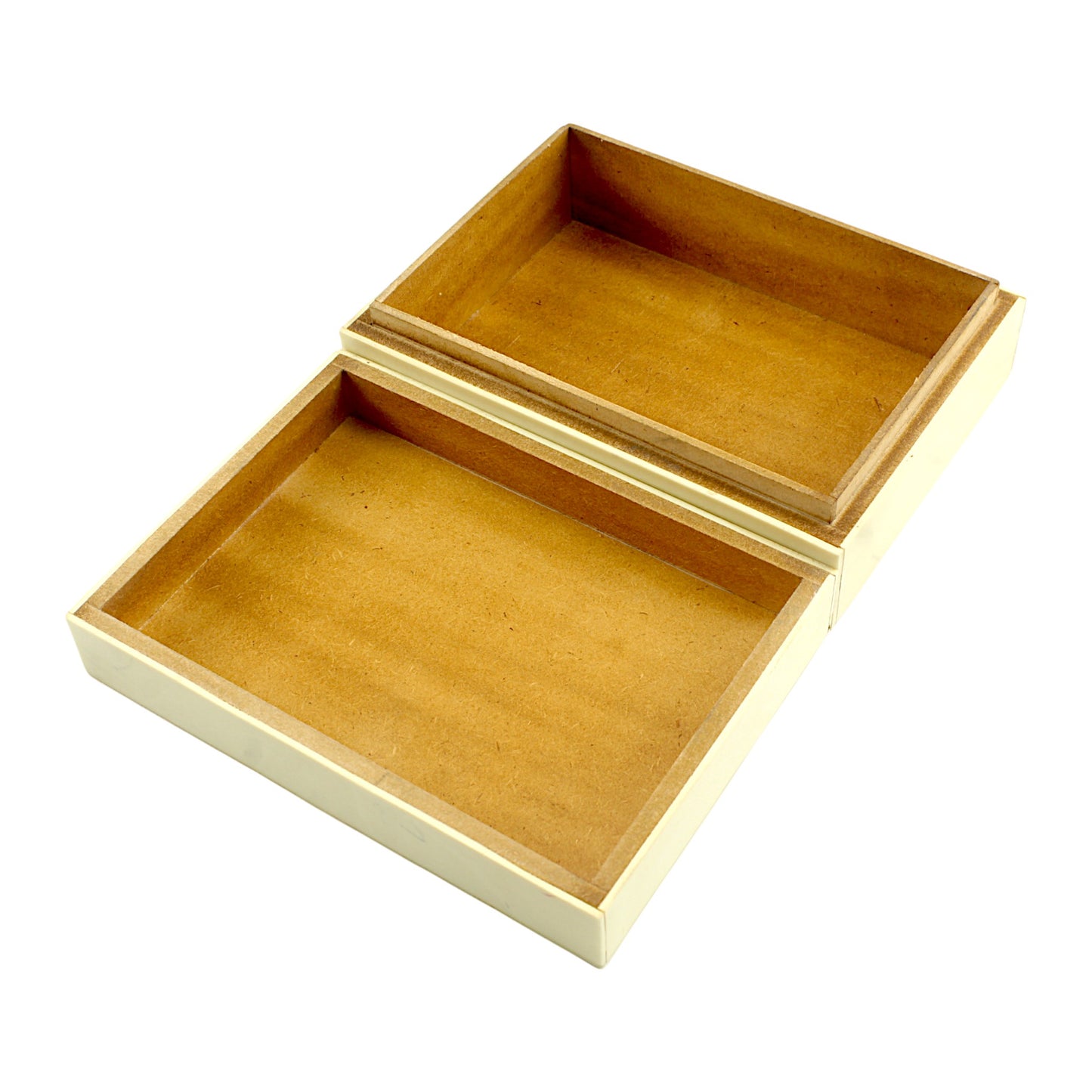 Handmade White Resin Rectangular Trinket Box – Simple & Elegant Storage Solution