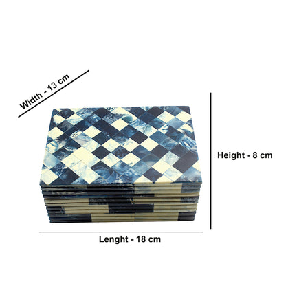 Blue Resin Trinket Box – Sleek Decorative Storage Box for Keepsakes