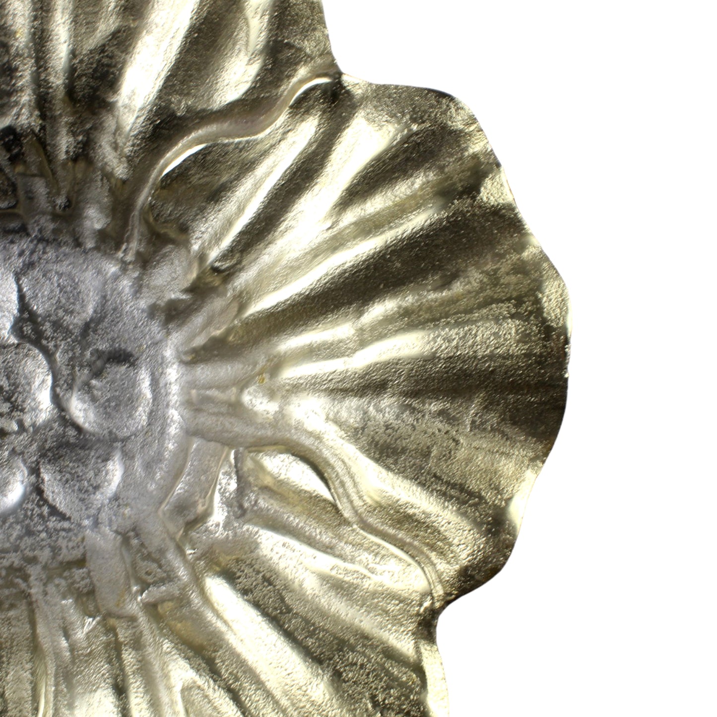 Golden Flower Decorative Bowl - Elegant Home Accent