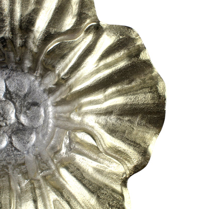 Golden Flower Decorative Bowl - Elegant Home Accent