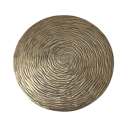 12 Inch Tall Metal Accent Table | Decorative Pedestal Side Table for Home Decor (25.5 Inch Height)