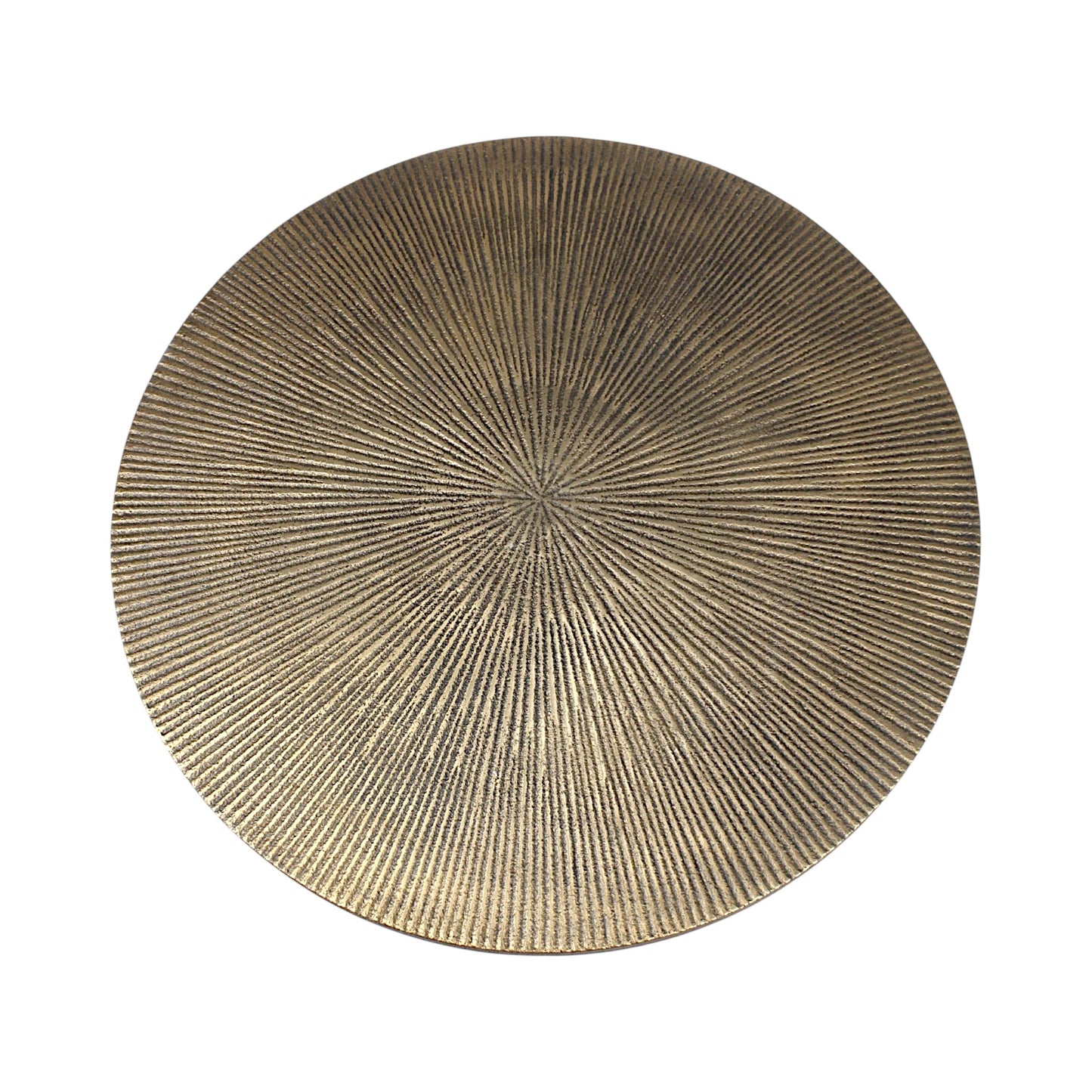 15.75 Inch Designer Metal Accent Table | Luxury Artistic Side Table with Sculptural Base (24.25 Inch Height)