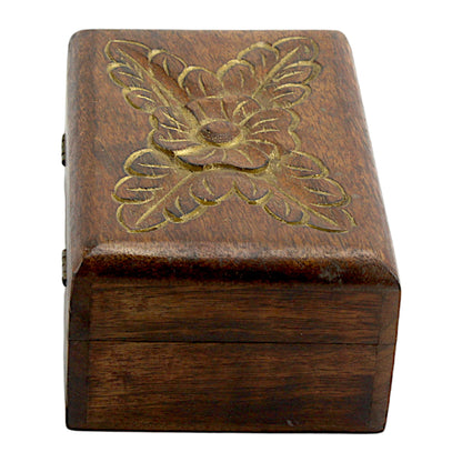 Premium Handcrafted Wooden Trinket Box – Natural Elegance