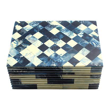 Blue Resin Trinket Box – Sleek Decorative Storage Box for Keepsakes
