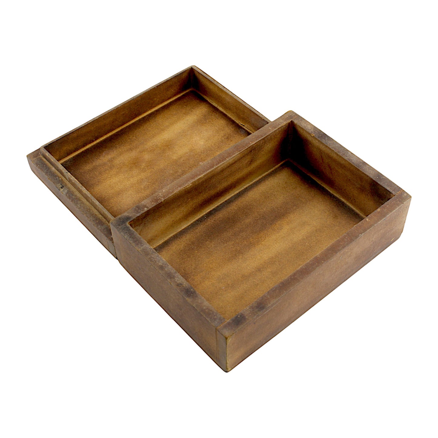 Handmade Brown Bone Trinket Box – Rectangular with Wild Design, Bold and Unique Storage Solution