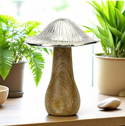 Aluminium Decorative Showpiece | Silver Table Decor