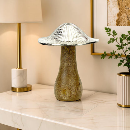 Aluminium Decorative Showpiece | Silver Table Decor