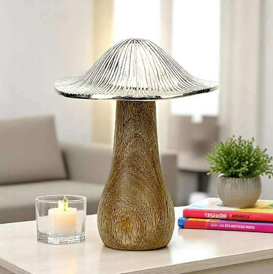 Aluminium Decorative Showpiece | Silver Table Decor