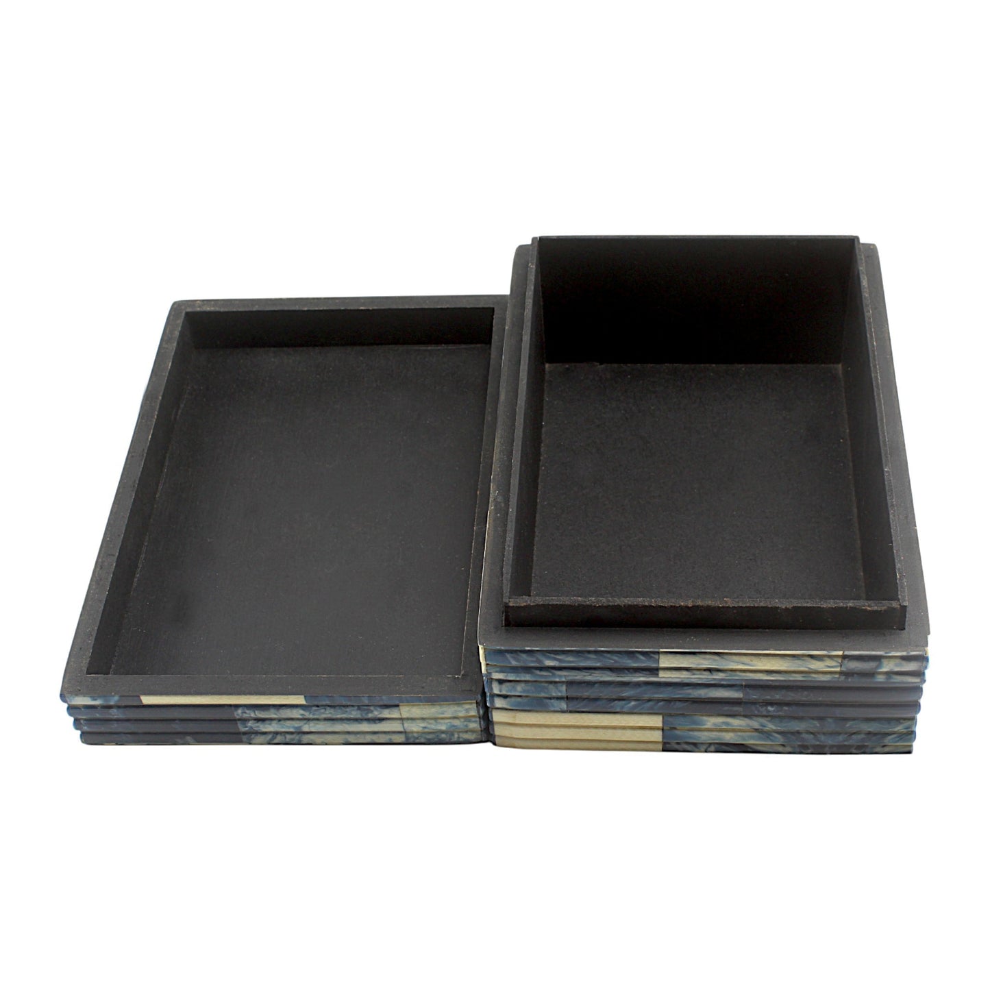 Blue Resin Trinket Box – Sleek Decorative Storage Box for Keepsakes