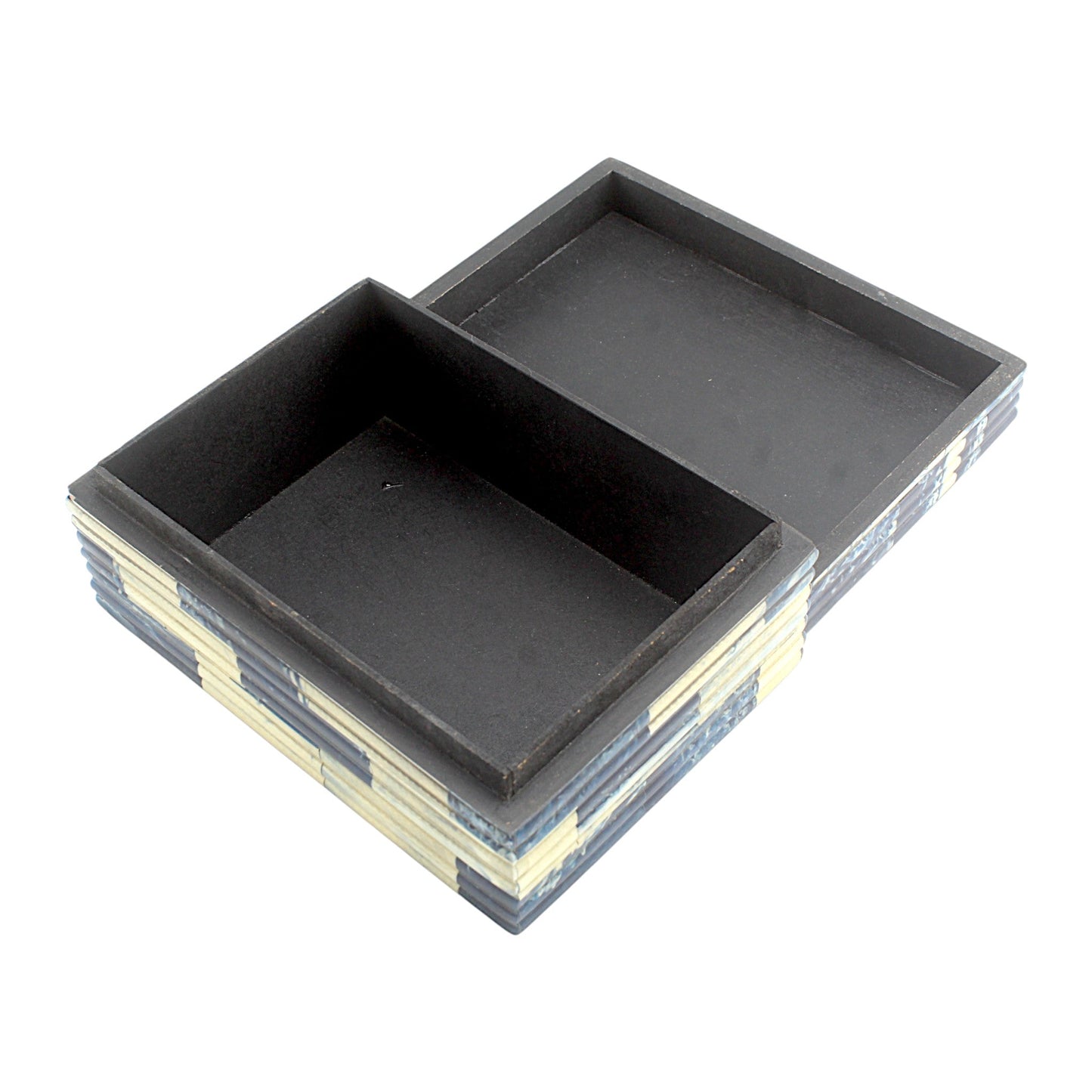 Blue Resin Trinket Box – Sleek Decorative Storage Box for Keepsakes