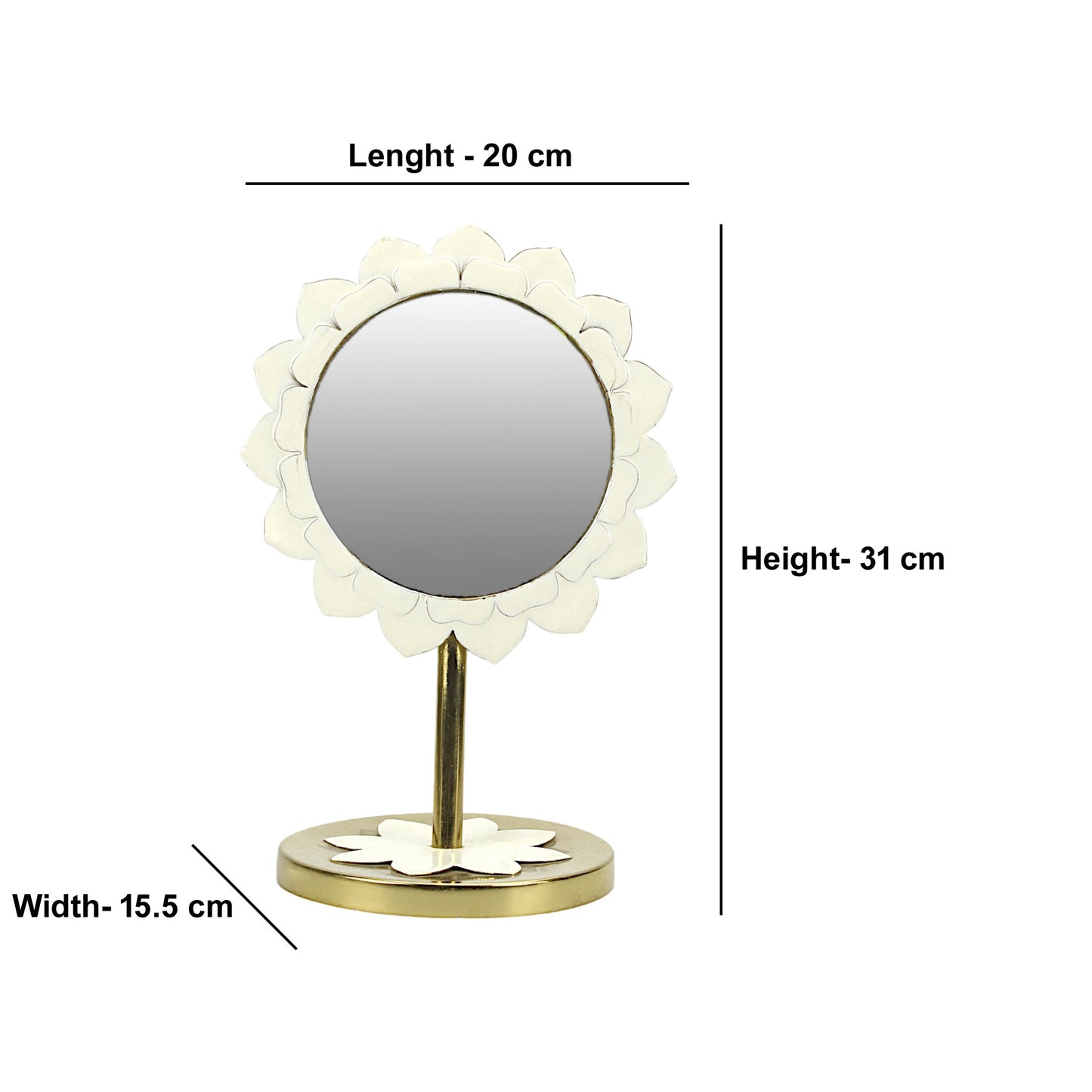 Flower Shape Vanity Mirror
