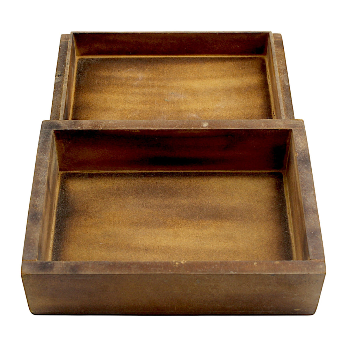 Handmade Brown Bone Trinket Box – Rectangular with Wild Design, Bold and Unique Storage Solution