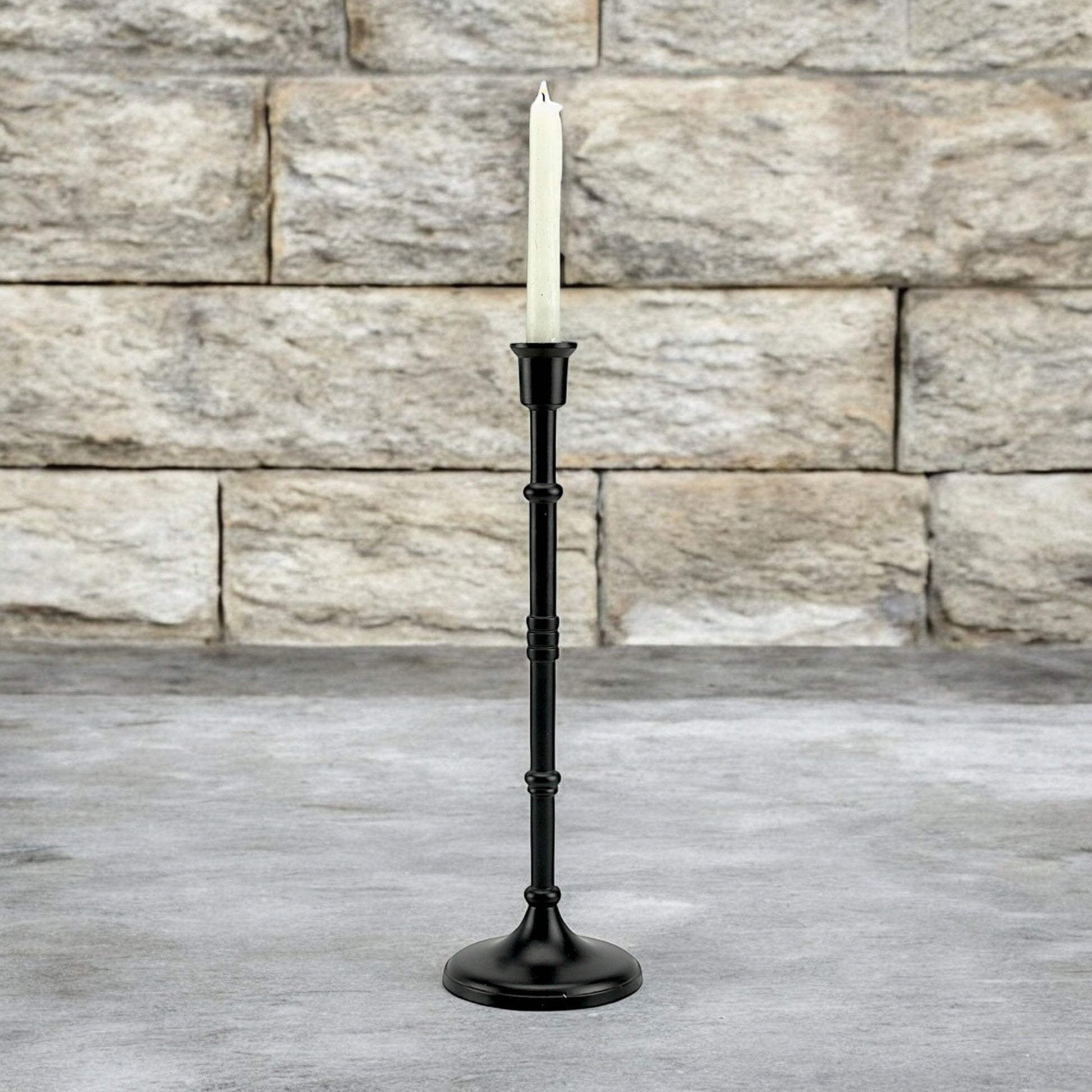 Aluminum Pillar Candle Holder