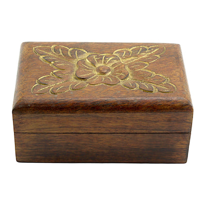 Premium Handcrafted Wooden Trinket Box – Natural Elegance