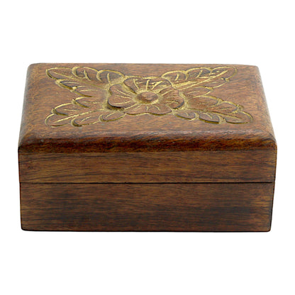 Premium Handcrafted Wooden Trinket Box – Natural Elegance