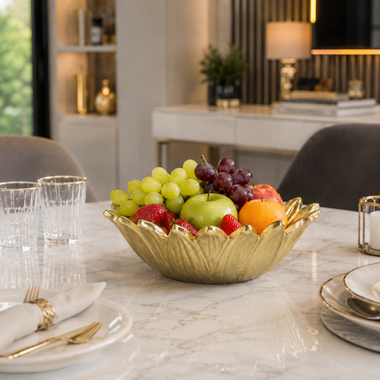 Sunflower Handcrafted Decor Bowl: Radiant Table Accent